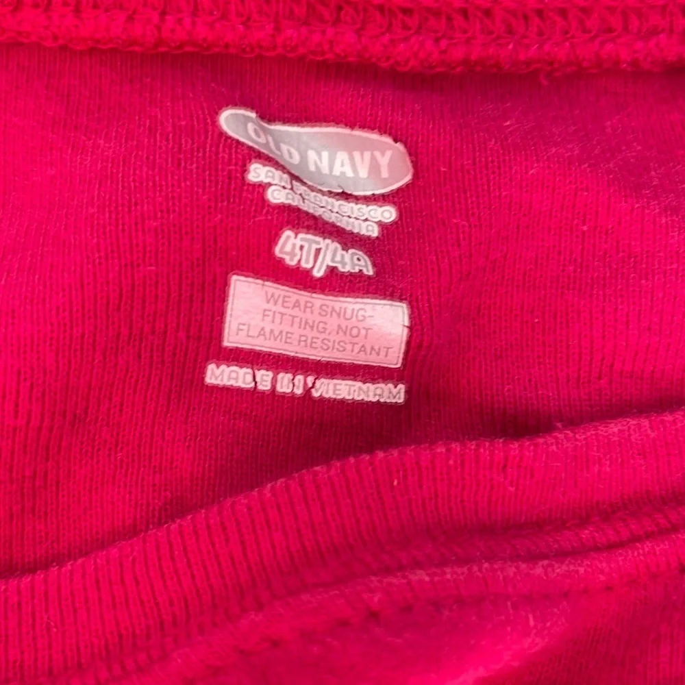 Old Navy Long Sleeve Pink Top “Follow Your Heart”
